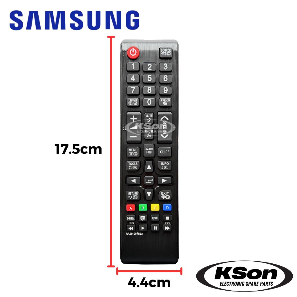 รีโมททีวี ซัมซุง ใช้กับทีวีจอแบนซัมซุงได้ทุกรุ่น SAMSUNG Televison Remote Control รุ่น AA59-00786A รูปที่ 6