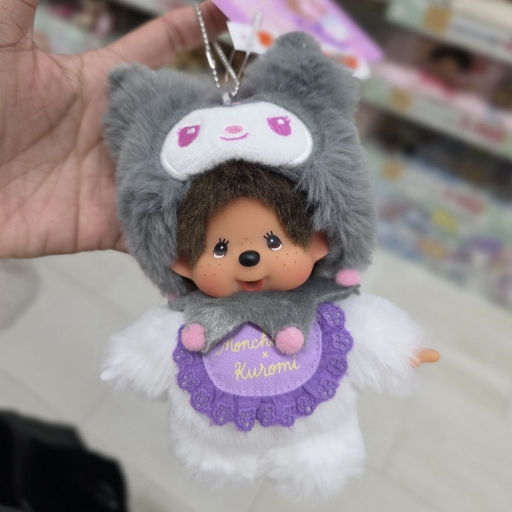 พวงกุญแจ Monchhichi×Sanrio(Kuromi)