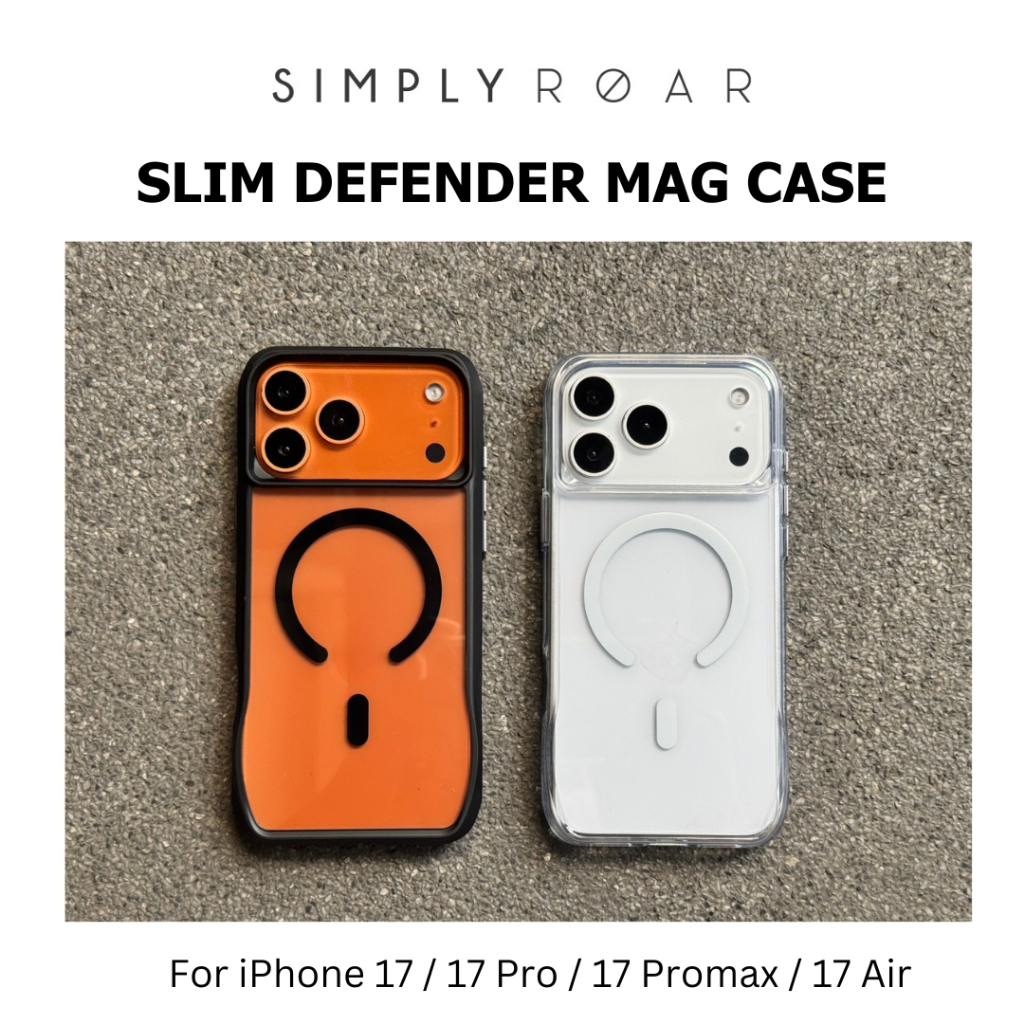 เคส Simply Roar SLIM Defender CASE - สำหรับ iPhone 17 / 17 Pro / 17 Promax