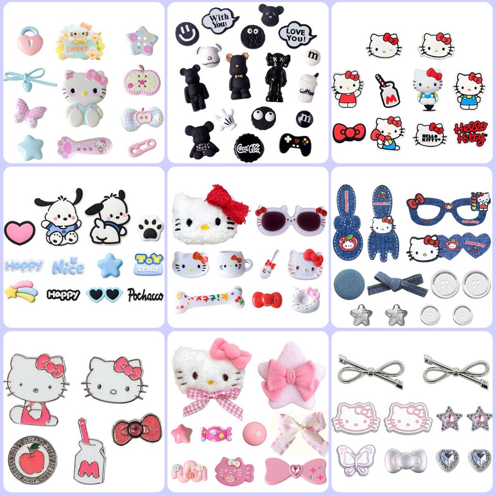 ชาร์มรองเท้า แต่งรองเท้า DIY น่ารัก การ์ตูน อุปกรณ์เสริม รองเท้าแตะหัวแม่เท้า ปลั๊กรองเท้า แฟชั่น ของขวัญผู้หญิง ผู้ชาย สินค้า