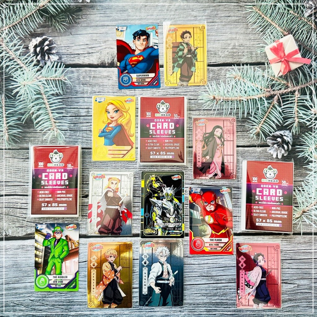 ซองสลีฟใส่การ์ดแคมปัส การ์ดโอเดนย่า ขนาดพอดีกับการ์ด | Premium Card Sleeves 57 x 85 mm หนา 100 ไมครอน (50 ชิ้น/แพ็ค) - รูปที่ 2