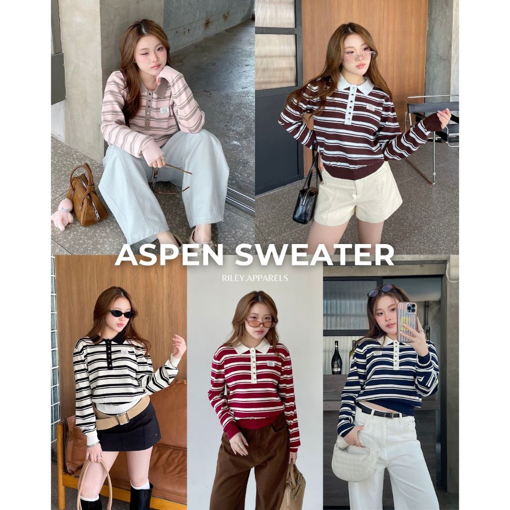 Riley.apparels - Aspen Sweater 9153 [ใช้โค้ด trendy ลด 25%]