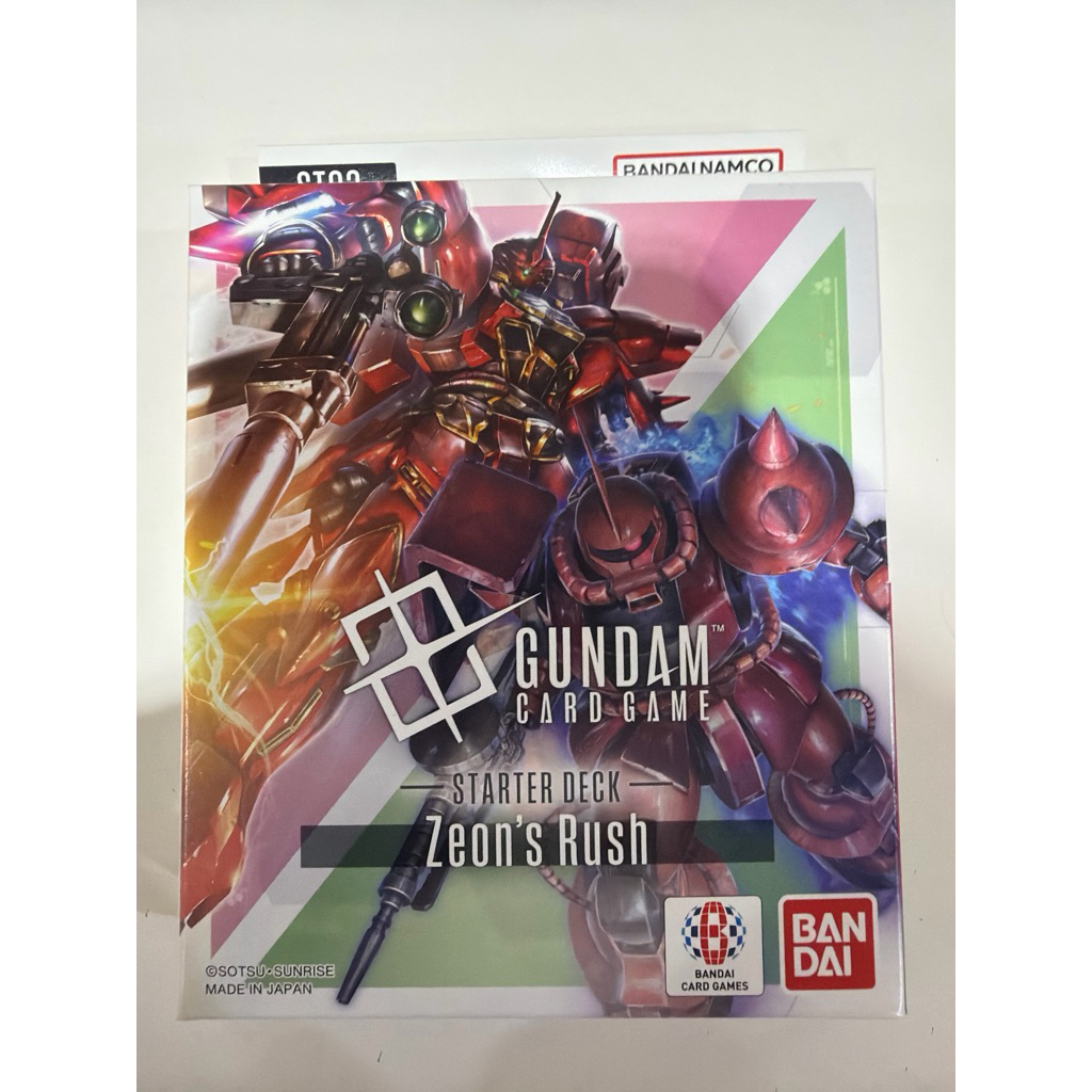 Gundam Card Game eng version starter deck Zeon’s Rush ของแท้พร้อมส่ง bandai ภาษาอังกฤษ ST 03