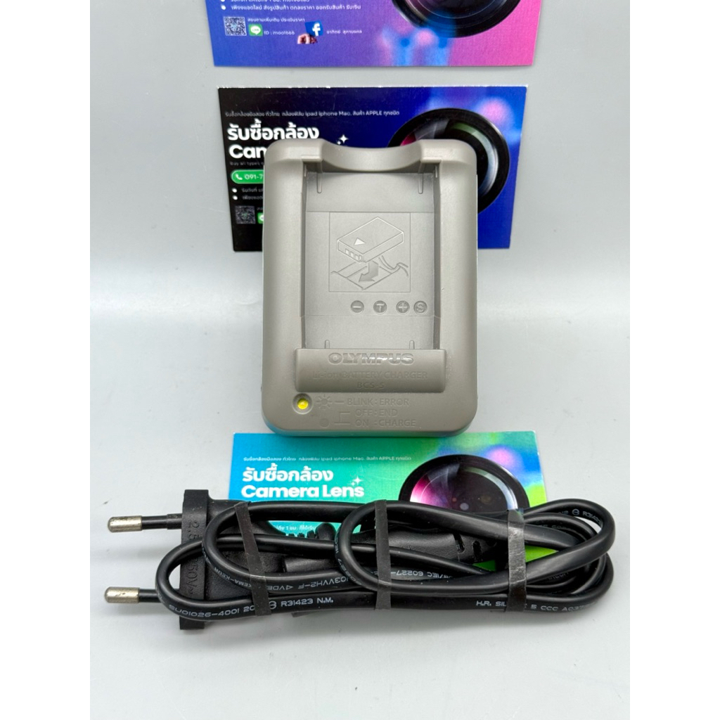 Olympus แท่นชาร์จ ของแท้ Original BCS-5 BLS-50 Battery Charger มือสอง Used E-M10 EPL7 PL9