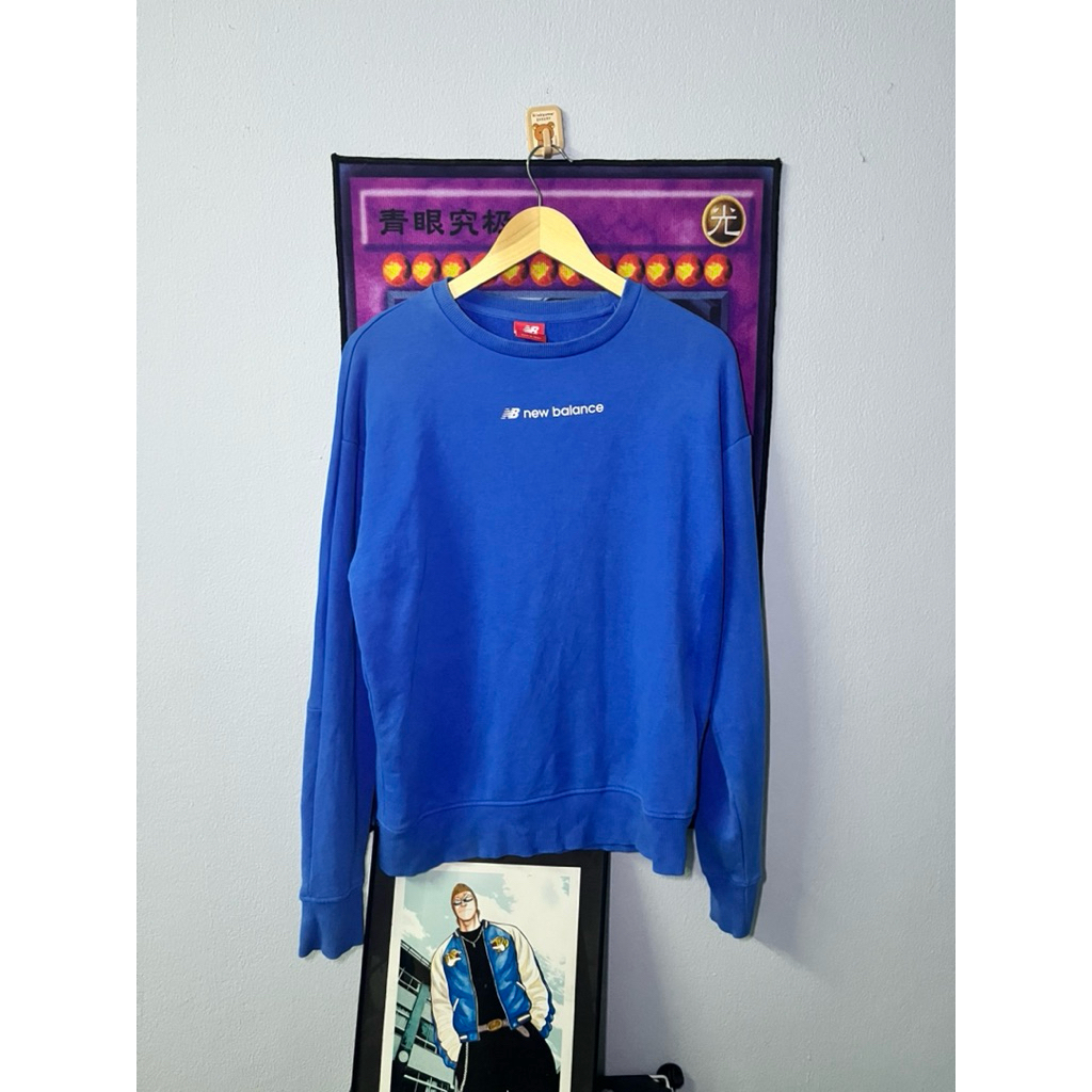 New balance big fonts sweater (แท้)
