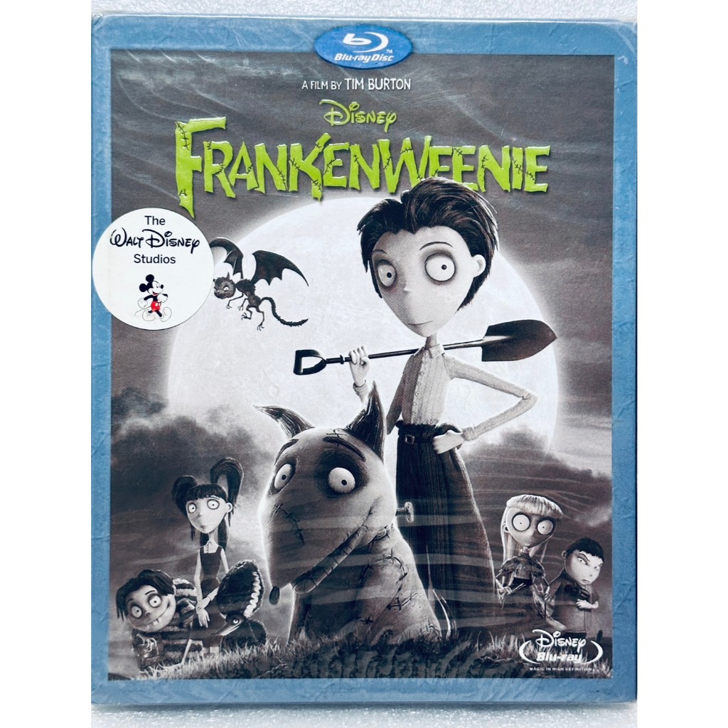 Blu-ray ปกสวม : Frankenweenie (2012) แฟรงเก้นวินี่ คืนชีพให้เพื่อนสี่ขา " A Film by Tim Burton "