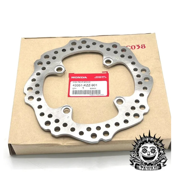 จานดิสเบรกหลัง Honda CRF 250 M/L/Rally ทุกปี แท้ เบิกศูนย์ Honda 43351-KZZ-901