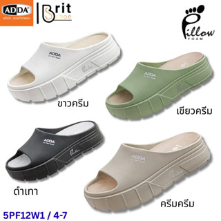 ADDA Pillow Foam รองเท้าแตะ รองเท้าลำลอง แบบสวม สำหรับผู้หญิ…