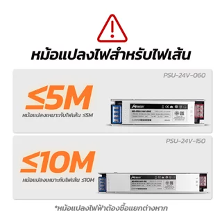 MODI ไฟเส้น24V ยาว5M10M Led Strip พร้อมกาวในตัว เหมาะสำหรับใช้ภายในอาคาร ไฟริบบิ้นตกแต่งห้อง ปีใหม่