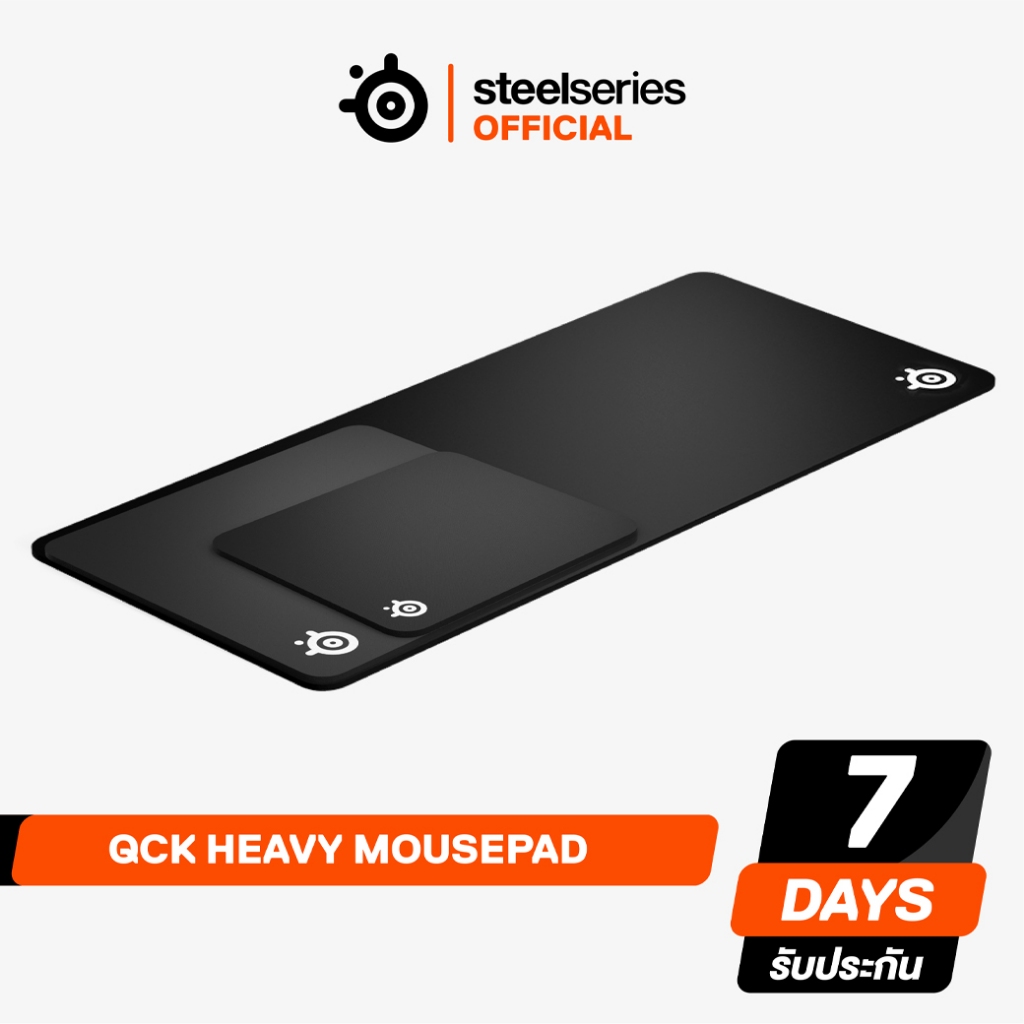 SteelSeries QcK Heavy Gaming Mousepad Extra Thick Micro Woven Mousepad for Maximum Wrist Comfort