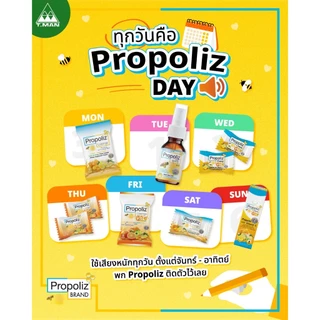 PROPOLIZ CHEWY VIT-C เม็ดอมโพรโพลิซ ผสมวิตามินซีและมะขามป้อม (ชนิดเม็ดเคี้ยว) แก้ระคายคอ (80 เม็ด)