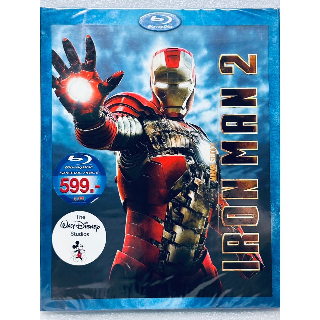 Blu-ray ปกสวม : Iron Man 2 (2010) ไอรอนแมน 2 " Robert Downey Jr., Gwyneth Paltrow, Don Cheadel "