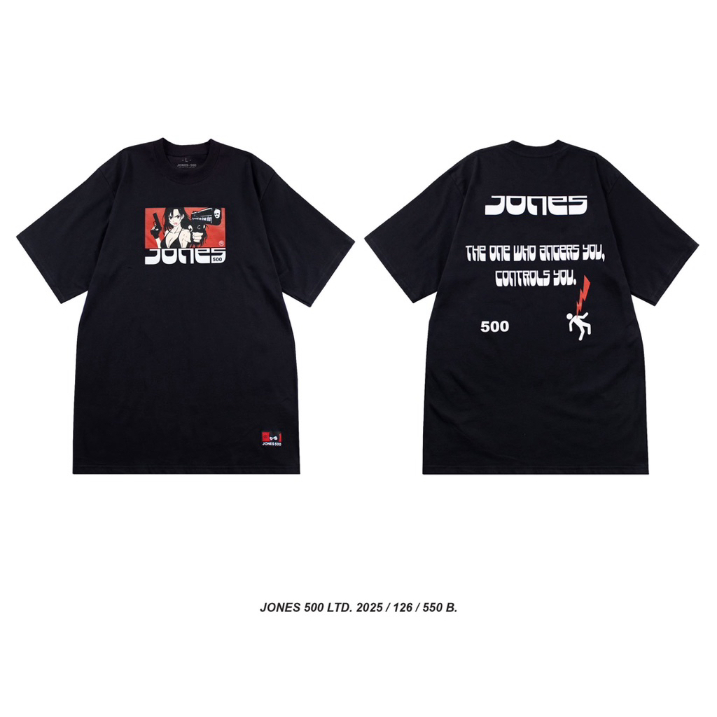 126-127 / 2025 : JONES 500 AASED ON TRUE STORY / T-Shirt 550 B. (ของแท้ 100%)