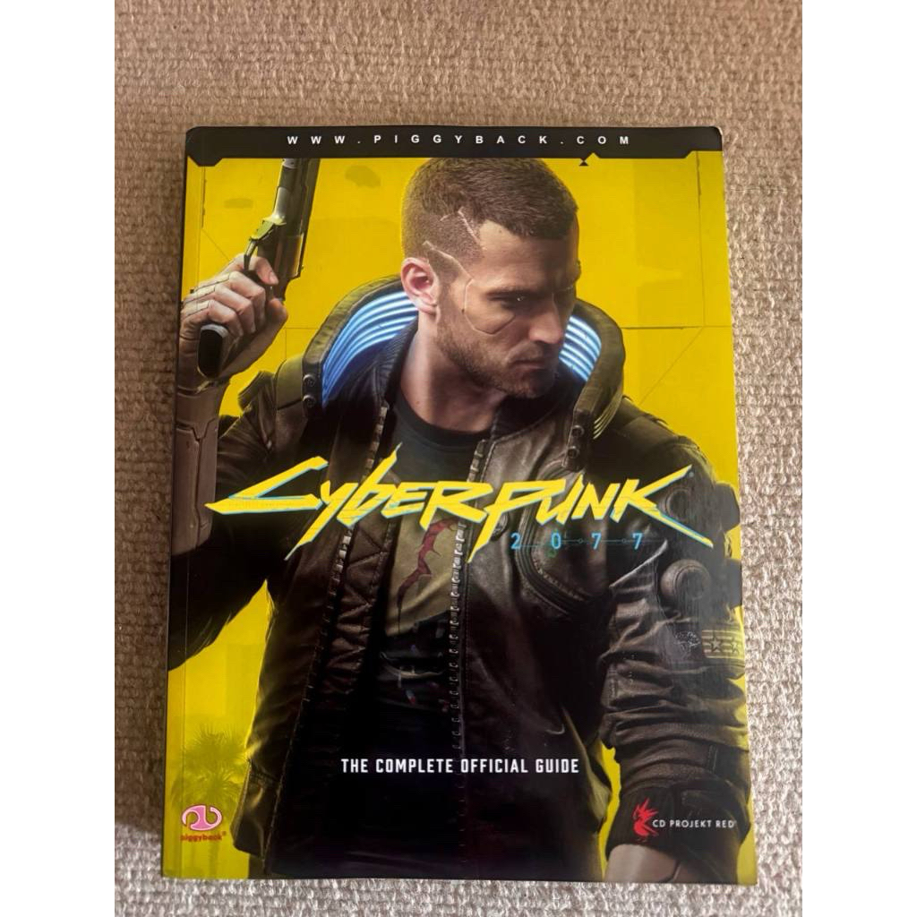 Cyberpunk 2077 The Complete Official Guide Hardcover Piggyback