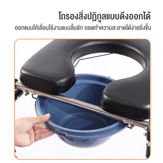 รถเข็นอาบน้ำผู้สูงอายุ รถเข็นผู้ป่วย wheelchair รถเข็นผู้ใหญ่ พับได้น้ำหนักเบาท่อเหล็กหนาสกู๊ตเตอร์ผู้สูงอายุรถเข็นแบบพก