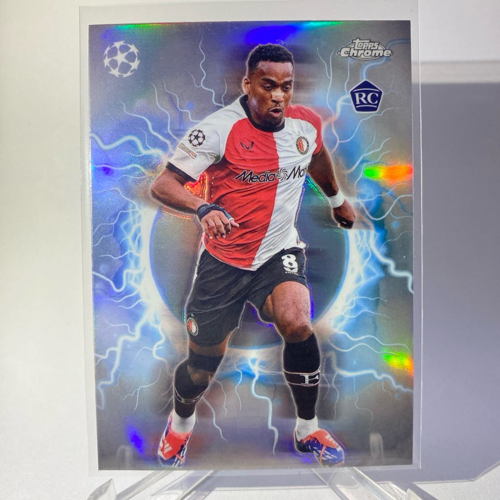 การ์ดนักฟุตบอล QUINTEN TIMBER, RC, FEYENOORD, TOPPS CHROME 2025, Lv.2