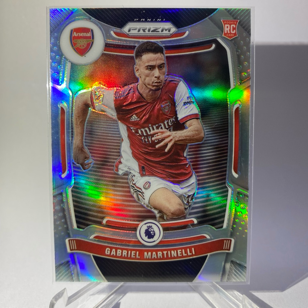 การ์ดนักฟุตบอล GABRIEL MARTINELLI, RC , (PRIZM), ARSENAL, PANINI PRIZM 2021