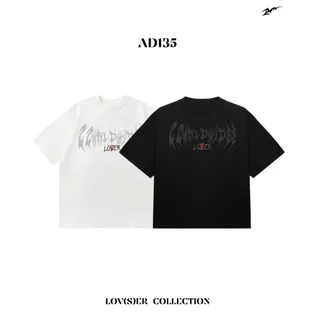 (🔥จัดส่งด่วน 1-3 วัน!) 22wrldwidee รวมเสื้อยืดครอปทรง Boxy LOV(S)ER ลายสกรีนแน่นๆ (AD133-AD139)