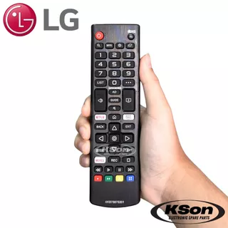 รีโมททีวี สมาร์ททีวี แอลจี ใช้กับทีวีจอแบนแอลจีได้ทุกรุ่น LG TV Remote Control รุ่น AKB75675301