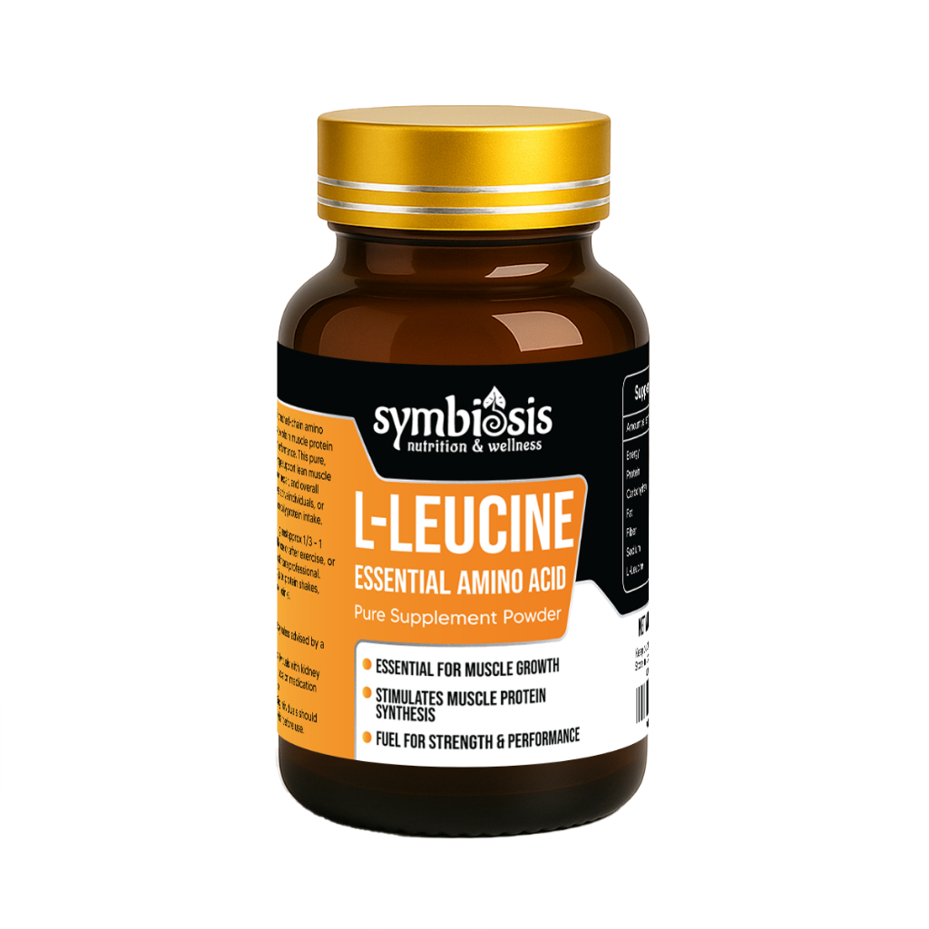 SYMBIOSIS — L-Leucine Essential Amino Acid Powder 100g