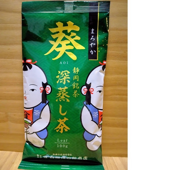 Shizuoka Fukamushicha AOI 100g, Japanese Loose Leaf Green Tea, Fukamushi Sencha