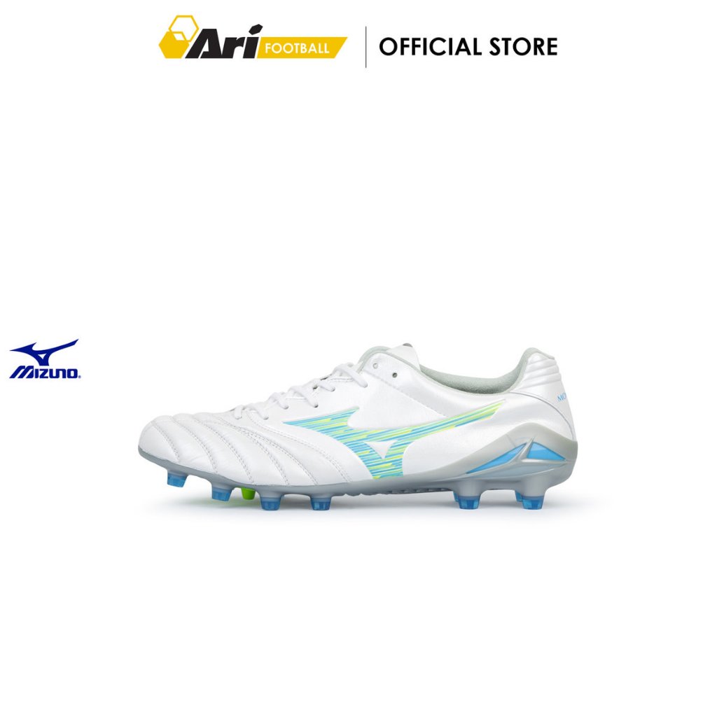 MIZUNO MONARCIDA NEO III ELITE FG - WHITE (P1GA262025) รองเท้าฟุตบอล ผู้ชาย มิซูโน่ MONARCIDA NEO III สีขาว