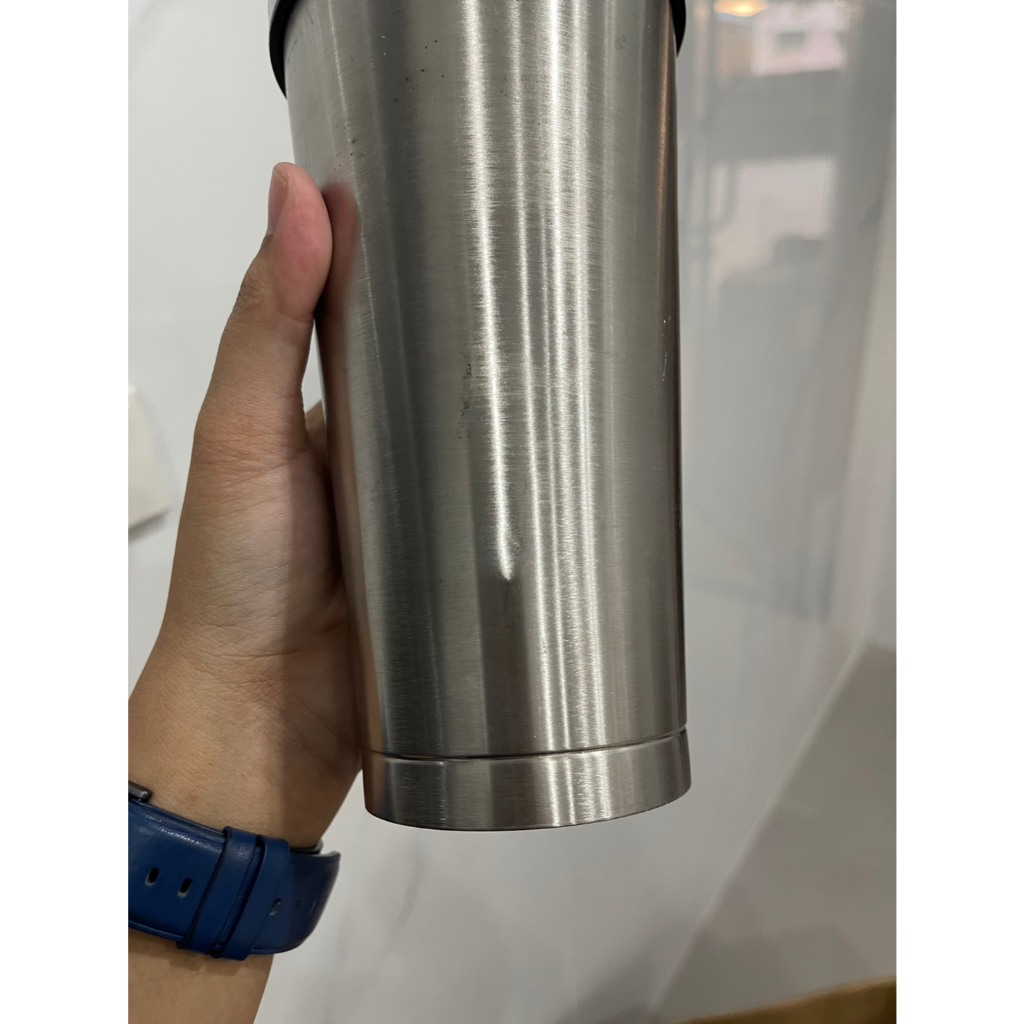 (กระบอกน้ำเก็บอุณหภูมิได้ปกติ แต่สินค้ามีตำหนิ คละสี ไม่มีกล่องใส่) แก้วน้ำพกพาสแตนเลส ใส่ได้น้ำร้อนและเย็น เก็บอุณหภูมิ - รูปที่ 3