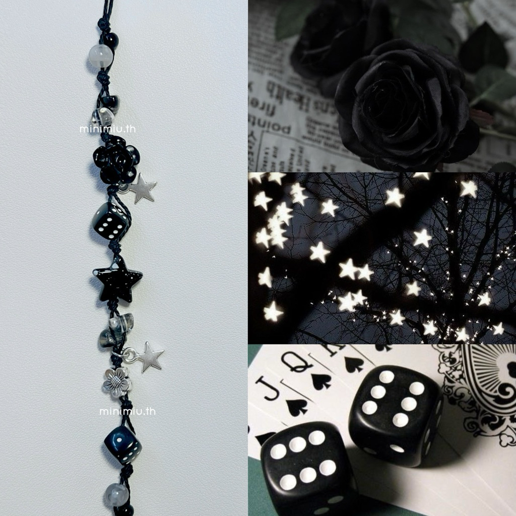 🎲 Nocturne Gamble, Cord Bracelet : กำไลเชือกโชคชะตายามราตรี