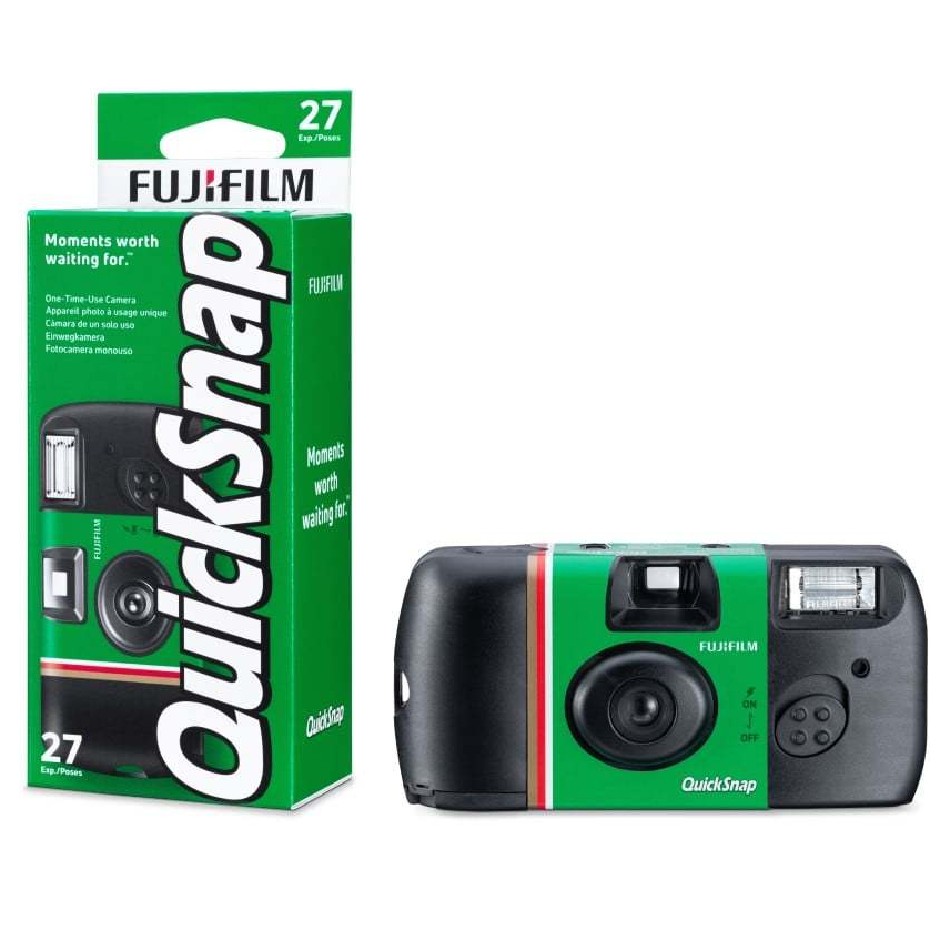 New! กล้องฟิล์ม Fujifilm QuickSnap FLASH 35mm 27exp 400 กล้องใช้แล้วทิ้ง Fuji Single Use Camera