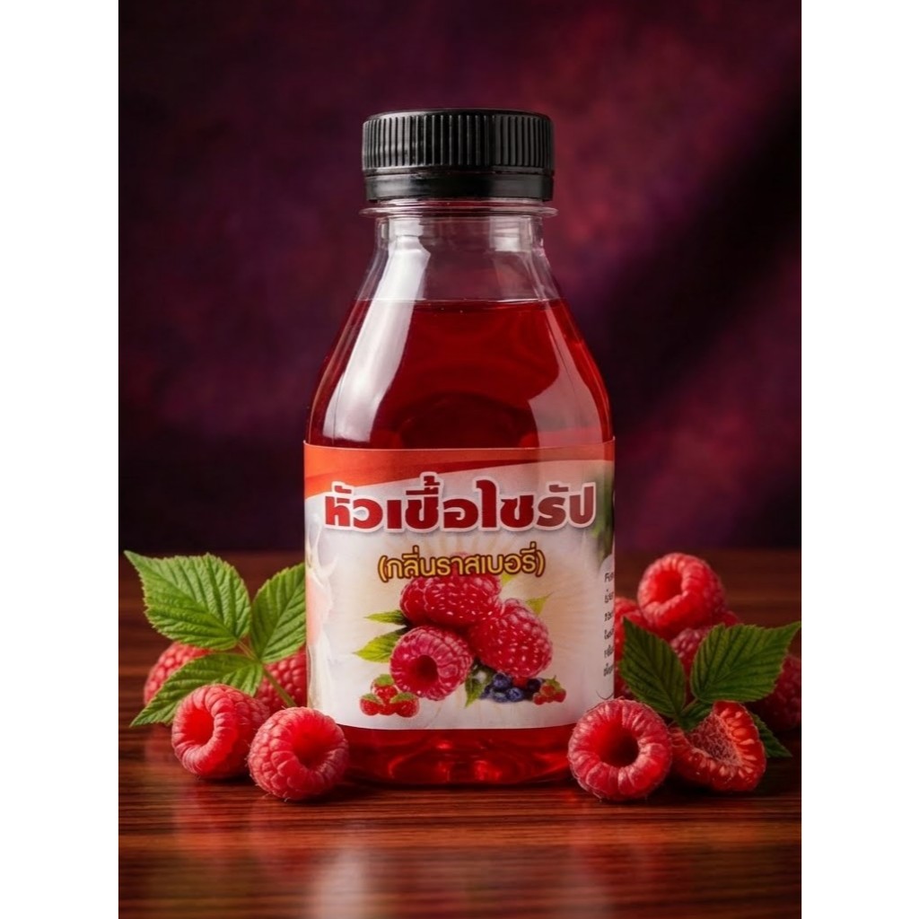 หัวเชื้อไซรัปกลิ่นราสเบอร์รี่(100ml)