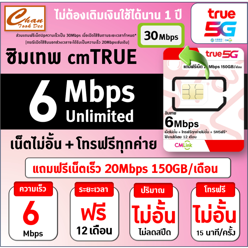 🔥 ซิมเน็ต ซิมเทพ AIS มาราธอน ,DTAC คงกระพัน , TRUE ซิมเทพธอร์ Thor 15Mbps ซิมเทพ NT  ซิม Thunder , ซ