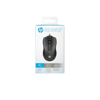 HP OPTICAL WIRED MOUSE 100 BLACK (6VY96AA#UUF)