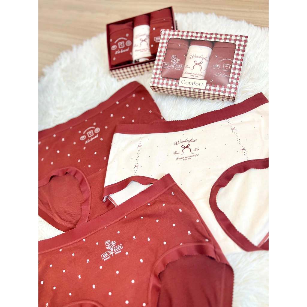 🖤P49🖤 เซ็ตกางเกงชั้นใน แพ็ค 3 ตัว🖤