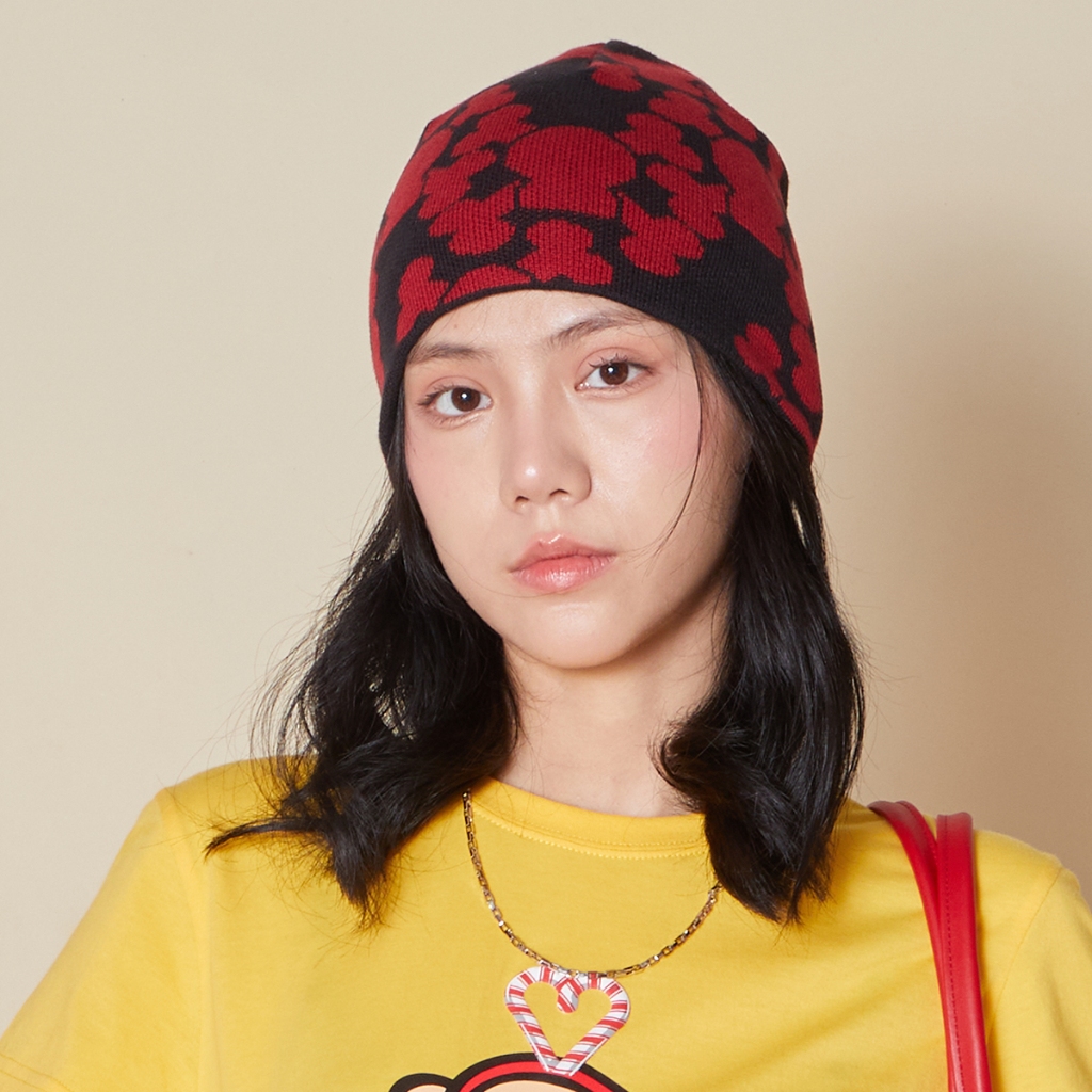 PAUL FRANK หมวก SKURVY HEADS IN DARK EMBER BEANIE