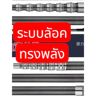 ด้ามสวิงไม้ตักปลาแข็งแรงทนทานน้ำหนักเบาเกลีขวมาตรฐานใส่สวิงได้ทุกรุ่นมีแบบล้อคทุกช่วงและแบบล้อคช่วง1เมตร