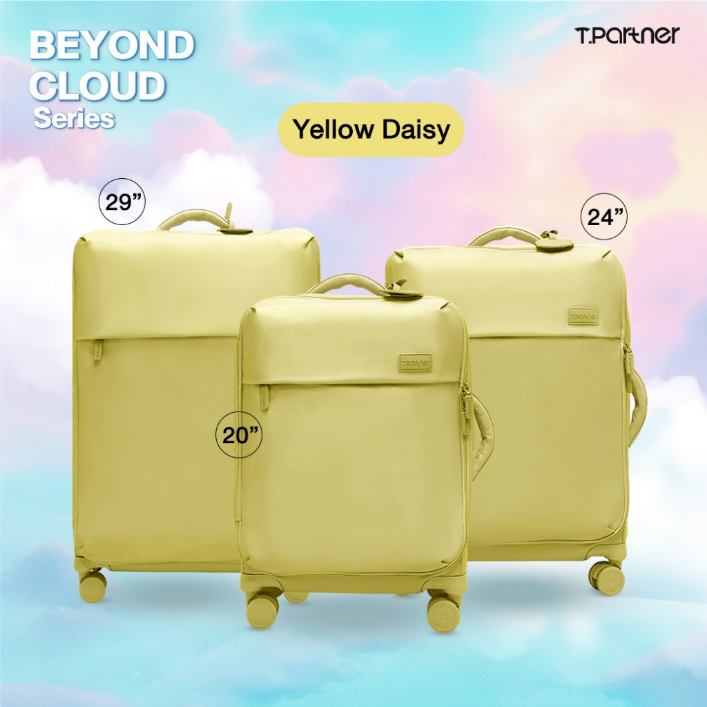 [ซื้อ1แถม3] (ประกัน3ปี) Tpartner Beyond Cloud กระเป๋าเดินทางผ้าเปิดหน้า เบา ยืดหยุ่น ไม่ต้องกลัวบุบ ราคา ถูกที่สุด ดีลบีเคเค แกลเลอรีภาพที่ 7