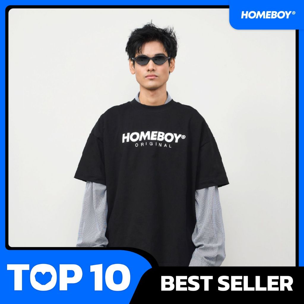❗️[ส่งเร็ว กทม. 1 วัน]❗️HOMEBOY เสื้อ UNISEX รุ่น HB.ORIGINAL.OVS.TEE