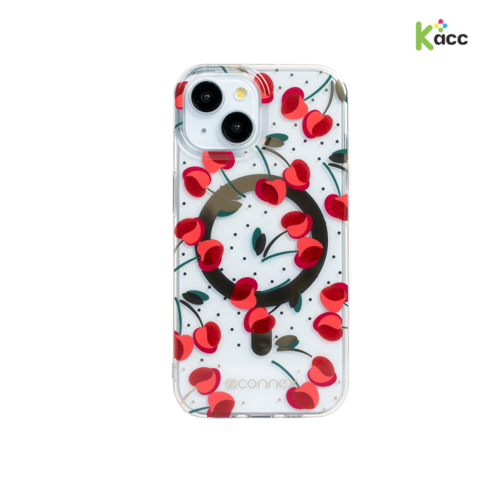 Connex Dreamnex เคสใสลายแม่เหล็ก สำหรับ iPhone 13/14/15/16/17 Pro Max กันกระแทก