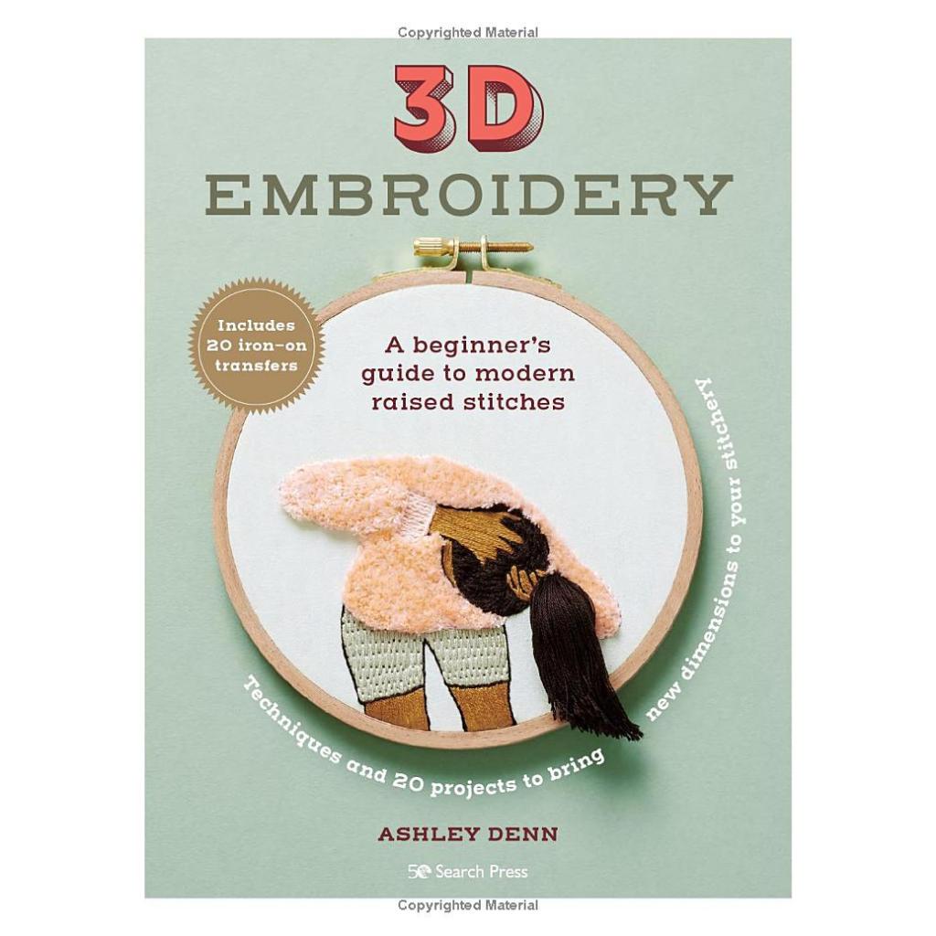 English Book🇬🇧  3D Embroidery 9781800921252