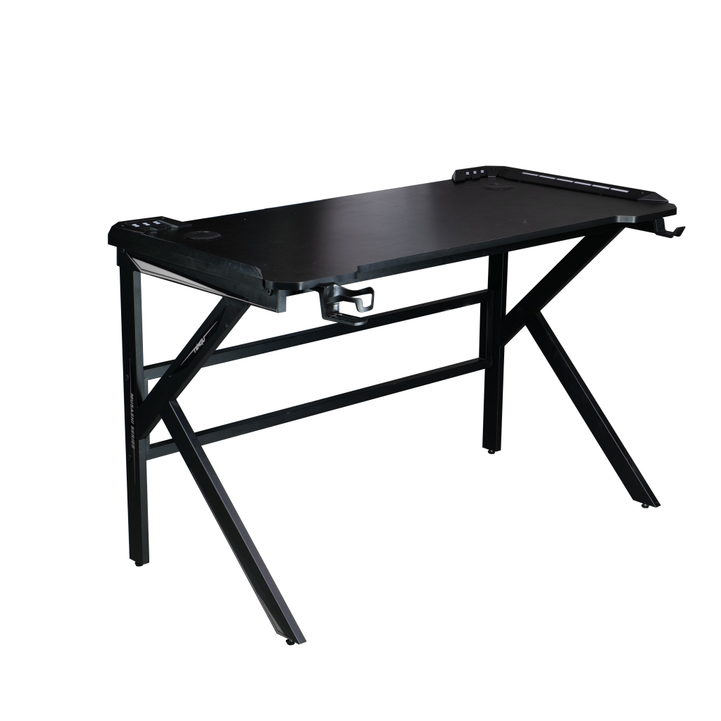 Tengu Musashi Gaming Desk โต๊ะเกมมิ่ง เล่นเกม ทำงาน ขนาด 120cm มีไฟ RGB  รับประกัน 1 ปี