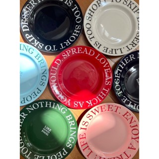 Le Coucher, Alphabet Plate จานหรูตกแต่งบ้าน, จาน 8 นิ้ว ของข…