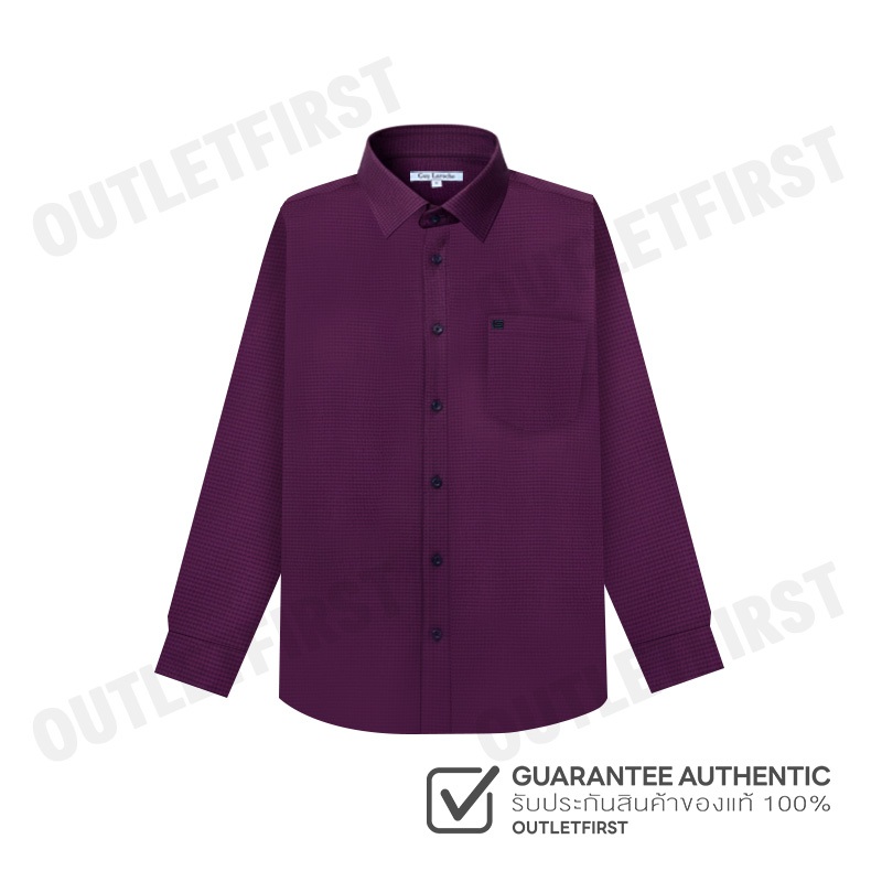 GUY LAROCHE รุ่น MAN'S LONG SLEEVES SHIRT CODE: BAB9204S4RE เสื้อเชิ้ต เสื้อแขนยาว เสื้อผู้ชาย