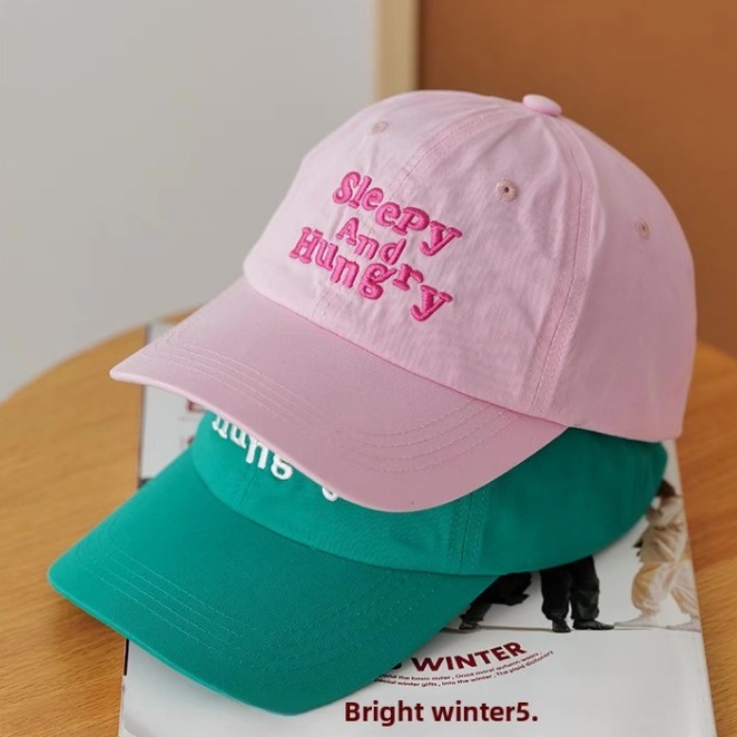 หมวกเบสบอล ปักตัวอักษร สีสันสดใสน่ารักและลำลอง เเฟชั่น  152 - รูปที่ 6