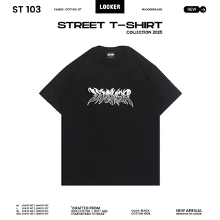 LOOKER - เสื้อยืดสกรีน (สีดำ)V.1 M/L/XL/XXL