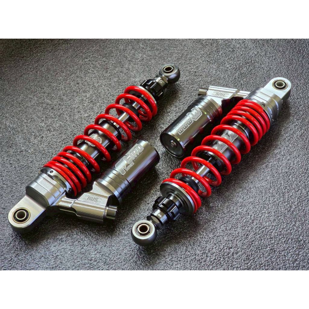 MMM Metro Series 300-335mm. โช๊คแก๊สตัวท๊อป ปรับ 3 จุด สำหรับ Wave110-125 และรุ่นหูกลมอื่นๆ