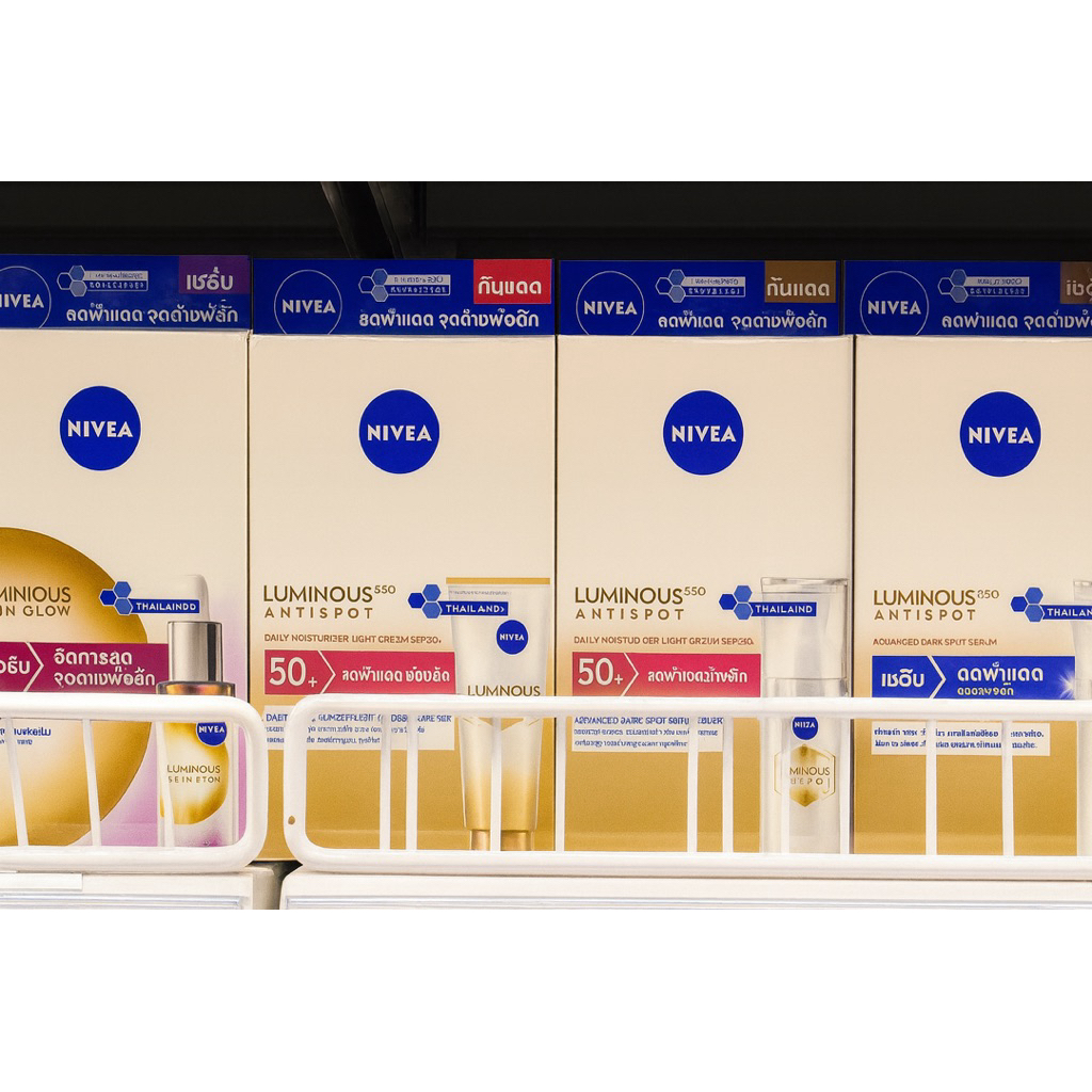 (กล่อง 6 ซอง) Nivea Luminous 630 นีเวีย ลูมินัส 630 แบบซอง 7 ml.