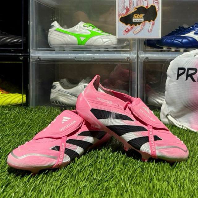 รองเท้าฟุตบอล Adidas Predator Elite David Beckham FT FG ลิ้นพับ(JI1094) รุ่นท็อป ของแท้ มือ 1