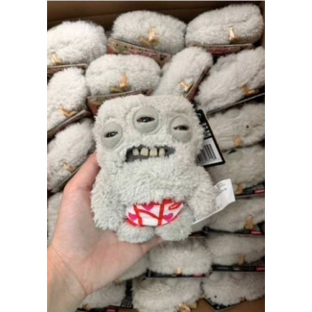 Fuggler Keychain Worry Monster เทา
