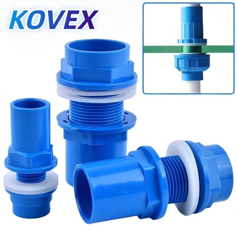 ข้อต่อท่อ PVC แบบตรงขนาด 20/25/32 มม.อุปกรณ์ท่อระบายน้ํา PVC สำหรับตู้ปลา อะแดปเตอร์ท่อระบายน้ำในสวน