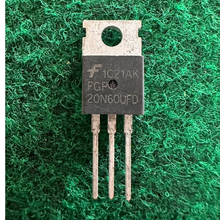 IGBT FGP20N60UFD FGP 20N60 . จำนวน 1 ตัว